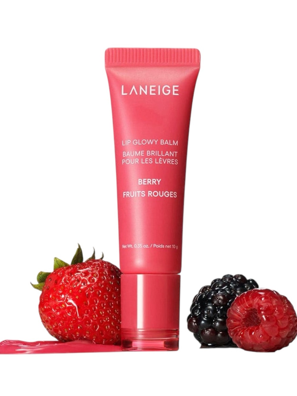 LANEIGE Lip Glowy Balm - Lightweight Hydration Lip Treatment in Berry 10 g